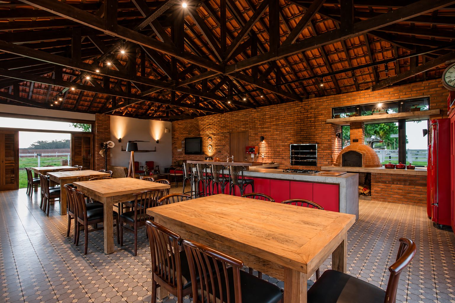 Área gourmet em fazenda — Cianorte PR