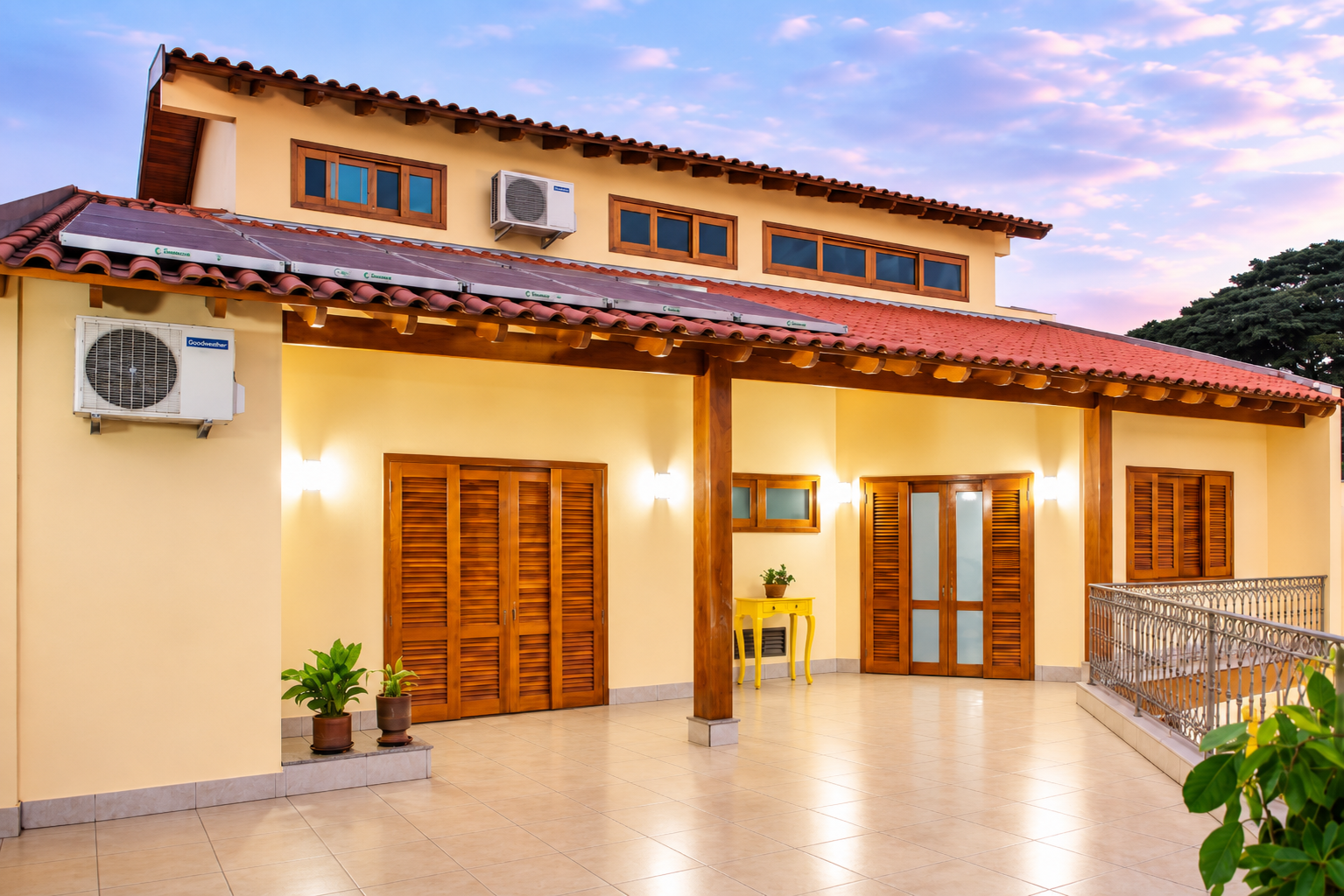 Residência com arcos plenos — Maringá PR