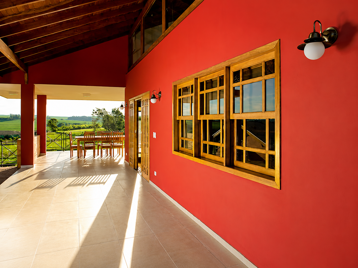 Bay-window e vidros personalizados em residência — Maringá PR