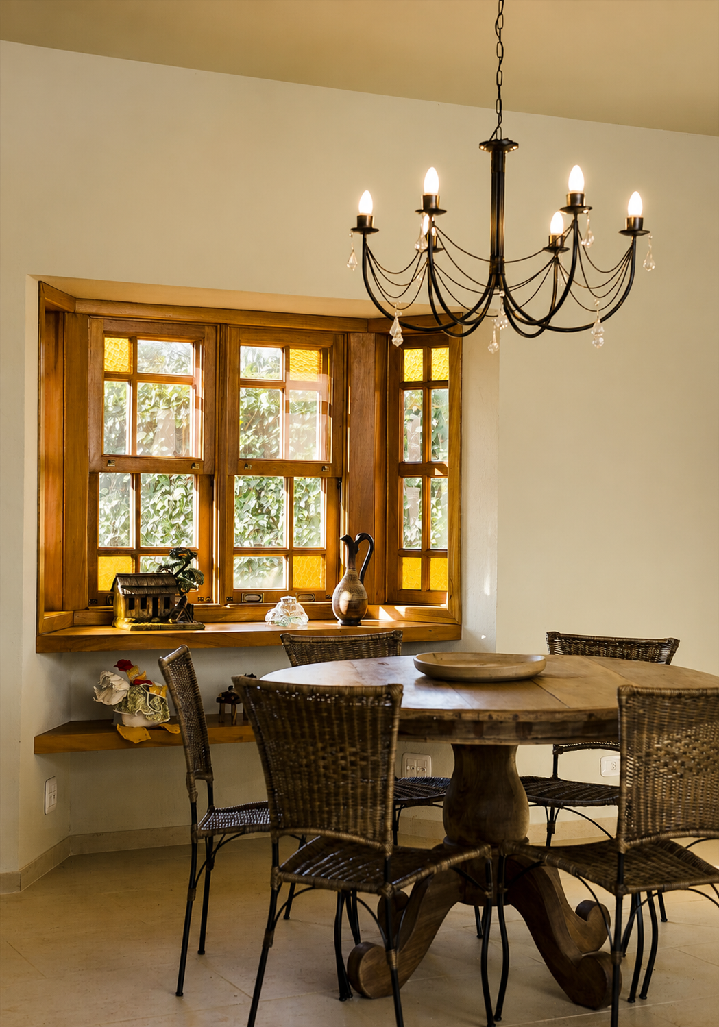Bay-window e vidros personalizados em residência — Maringá PR